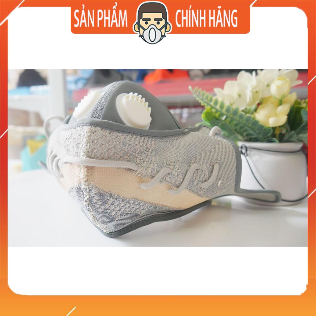 Khẩu Trang Giày Yezzy Xám Vàng phong cách chống bụi thời trang cao cấp