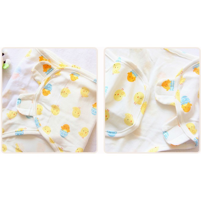 Chăn quấn ủ kén sơ sinh cotton giữ ấm bé