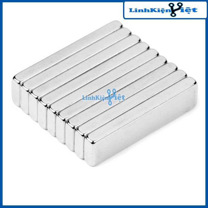 Bộ 10 Viên Nam Châm Đất Hiếm 20x5x3mm Siêu Từ Tính