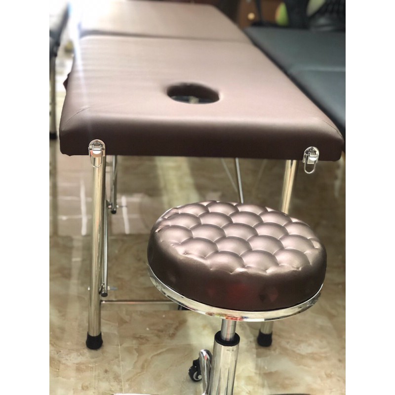 Giường Vali Chân săt chuyên dùng trong spa nail mi