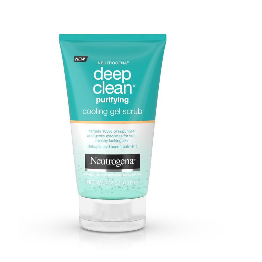 Sữa Rửa Mặt Neutrogena Deep Clean® Purifying Cooling Gel Scrub (119g) _ NEUT001UPDT