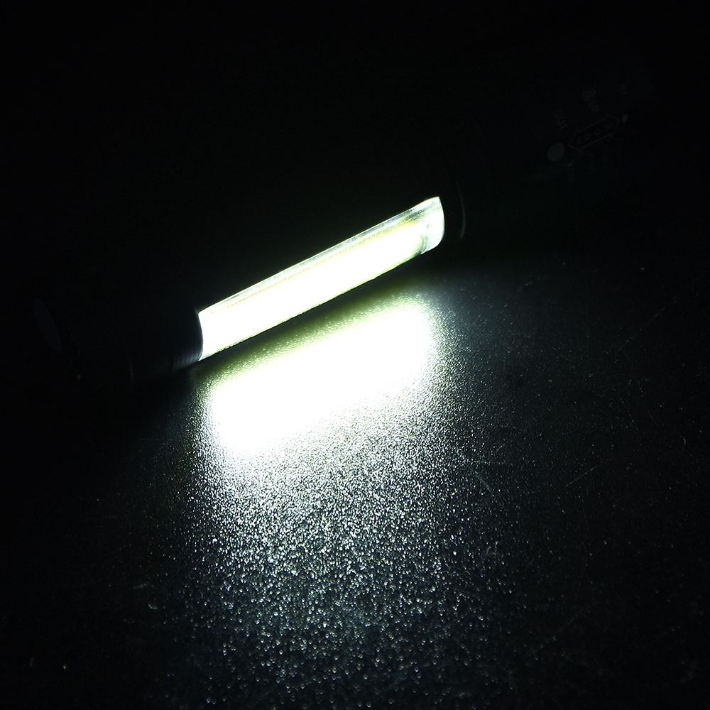 COB Portable LED USB Rechargeable Flashlight Emergency Torch Lamp