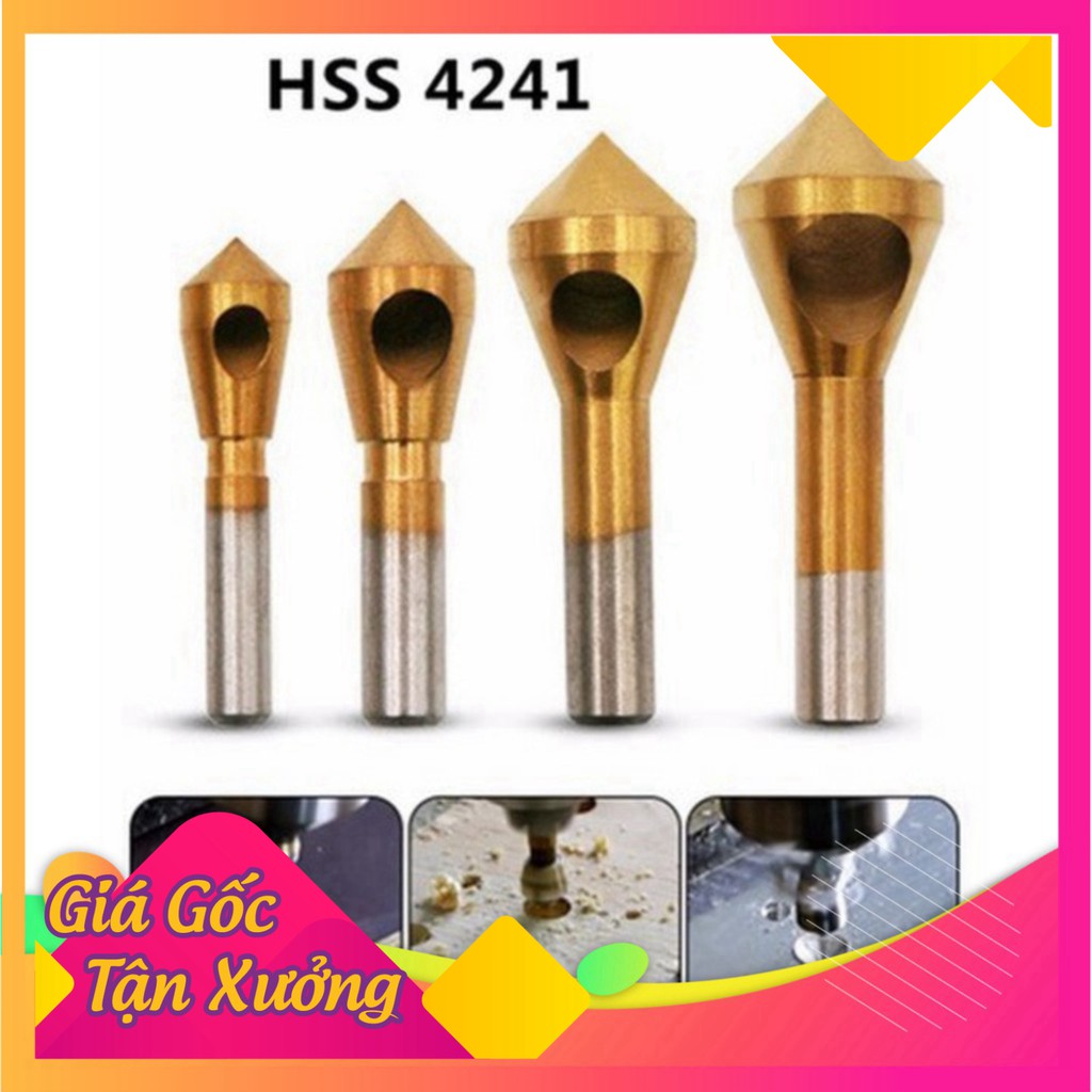 Xả hàng Bộ 4 mũi doa lỗ kim loại