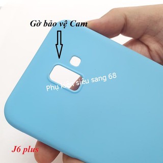 Ốp Dẻo Silicon Samsung Case Nhiều Màu Sắc Dành Cho Máy Samsung J6+/ J6 plus - Pk68