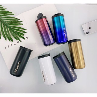 🔥[Freeship]🔥Bình Giữ Nhiệt Coffee Ly Giữ Nhiệt Cafe Thép Không Gỉ 400ml/550ml