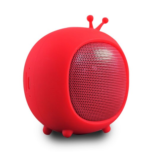 Loa bluetooth Soundmax MB-6 hình TV màu đỏ - Hàng chính hãng