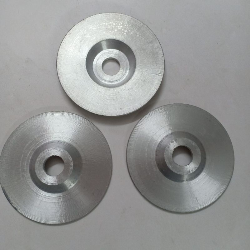 Đế trà nhôm, đĩa nhôm, đế gắn giấy nhám, nỉ bông phi 100mm (sẵn hàng - giá rẻ)