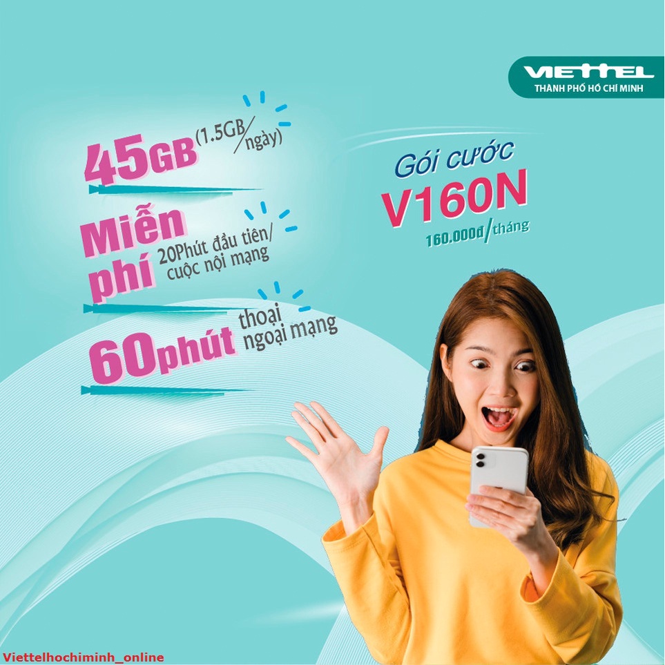 Sim 4G Viettel V160N miễn phí gọi và data