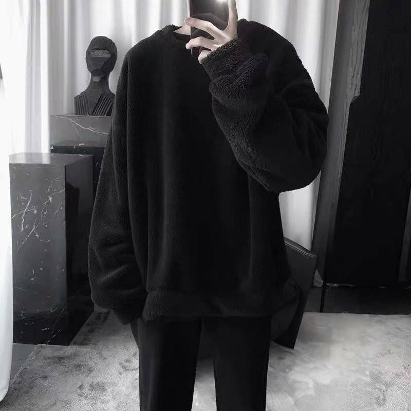 Áo Sweater Dài Tay Ấm Áp Phong Cách Hàn Quốc Size S-3Xl