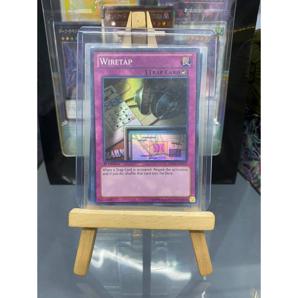[ Dưa Hấu Yugioh ] Lá bài thẻ bài Wiretap - Super Rare - Tặng bọc bài nhựa bảo quản