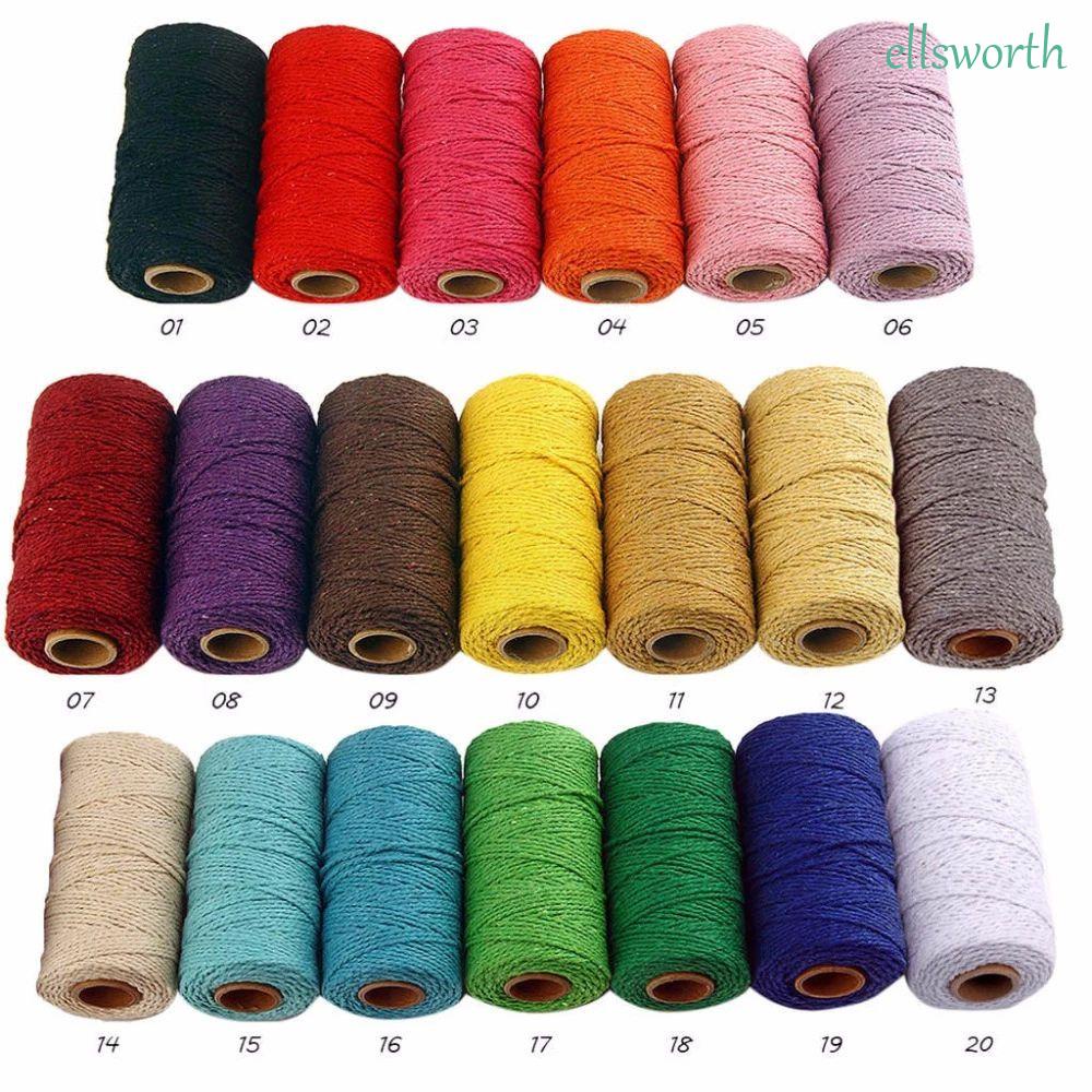 Cuộn Dây Thừng Cotton Dài 100m / 100Yard|Dây Vải Lanh Nghệ Thuật Thủ Công