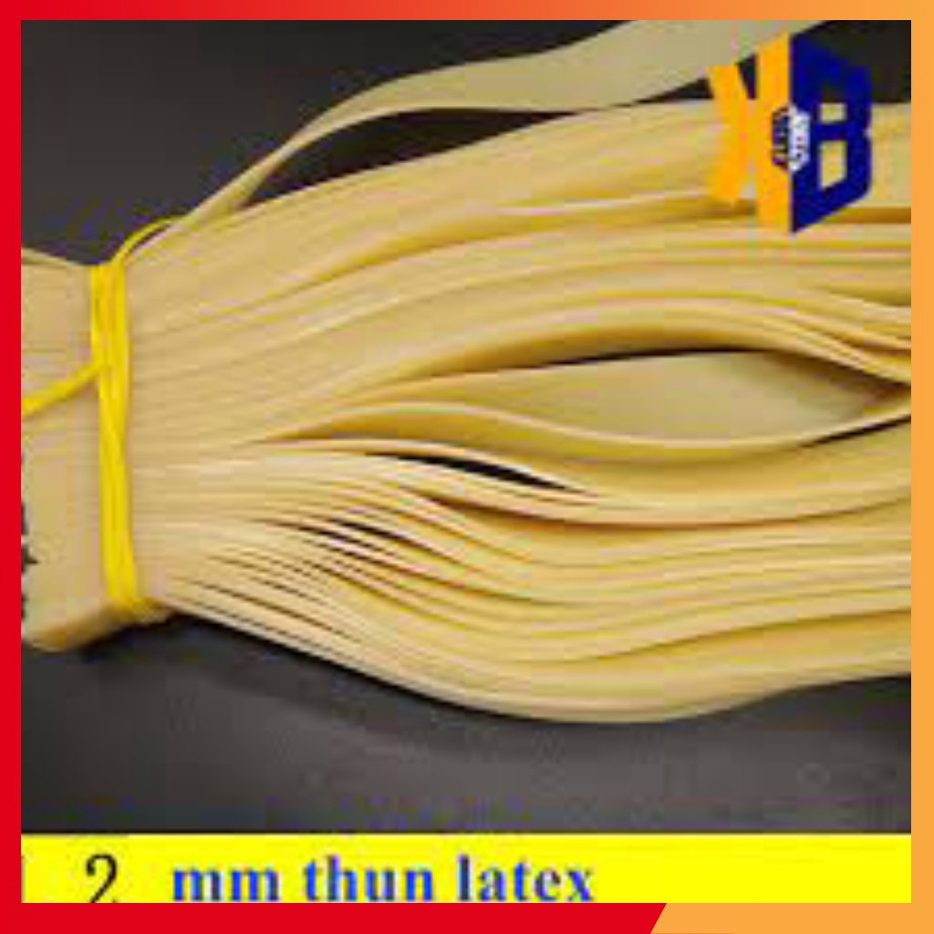 DÂY NÁ CAO SU 2 Lớp Cao Cấp Dây thun cao cấp siêu bền ( 0,6. 0,75. 1li. 1li2. 1li5) ship 10 bộ - Ná Ngọc