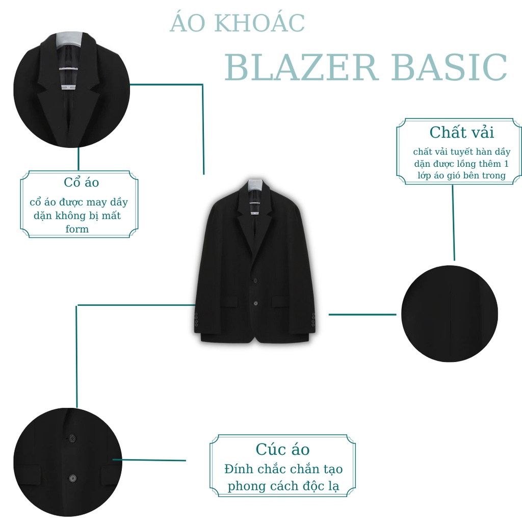 Áo Blazer Nam Dài, Áo khoác Blazer Form Rộng NPV OFFCIAL phong cách Hàn Quốc