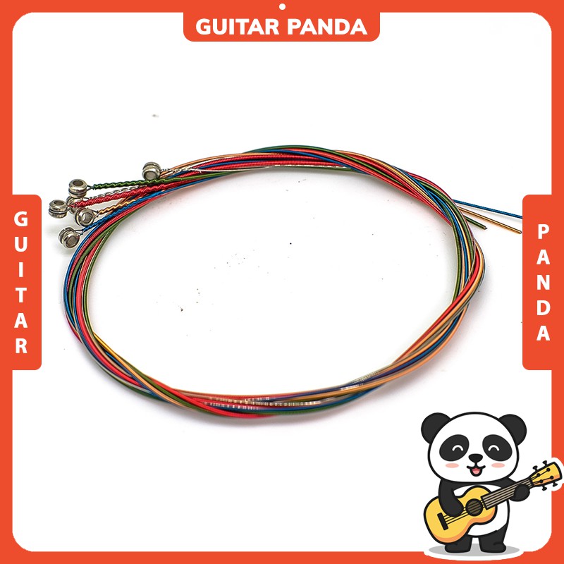 Bộ Dây Đàn Guitar Nhiều Màu Acoustic 6 Màu GUITAR PANDA