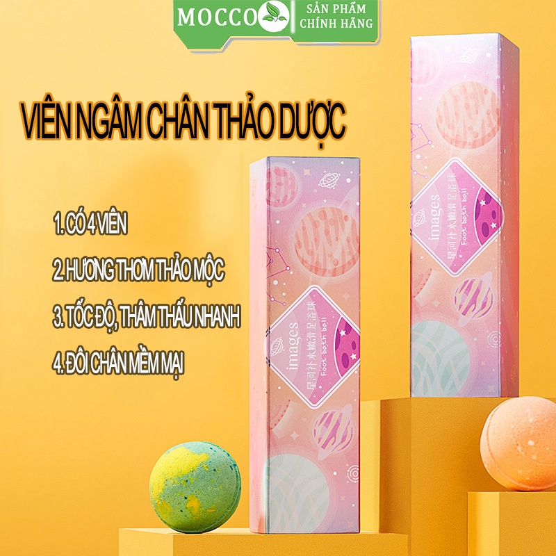 Viên Ngâm Chân thảo mộc giúp chân không nứt nẻ khử mùi hôi chân, mềm mại dễ ngủ MOCCO Nội địa trung