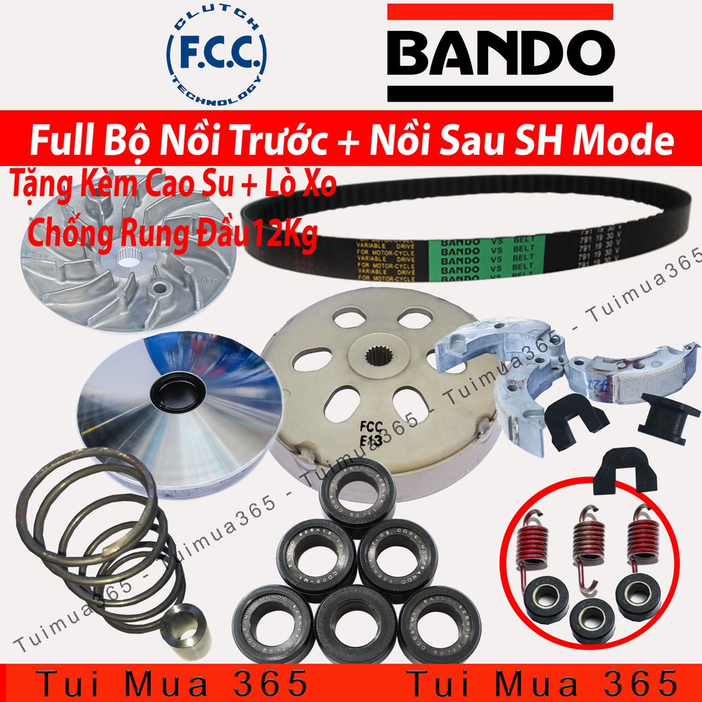 Full Bộ nồi trước và Nồi Sau Honda SH Mode