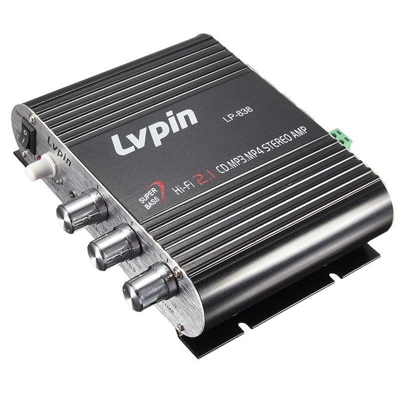 Bộ khuếch đại âm thanh mini 12V 200W đa dụng chất lượng cao