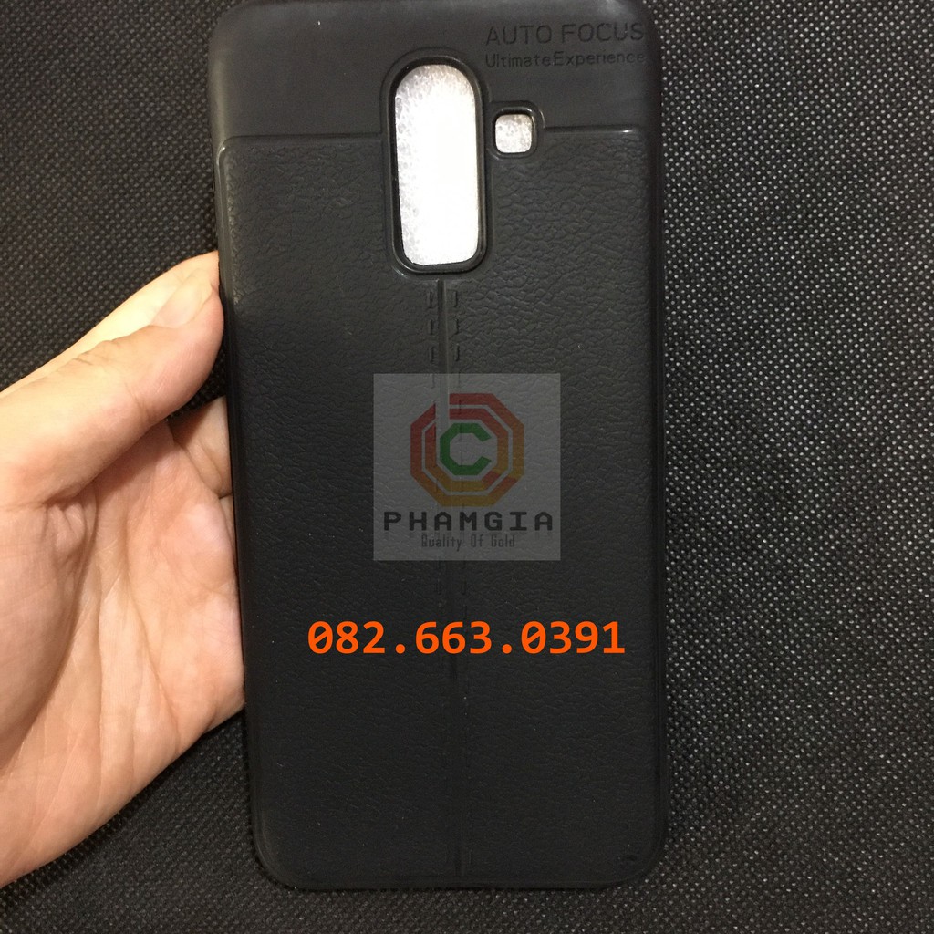Ốp lưng Samsung A6+ 2018 dẻo đen siêu dẻo siêu bền