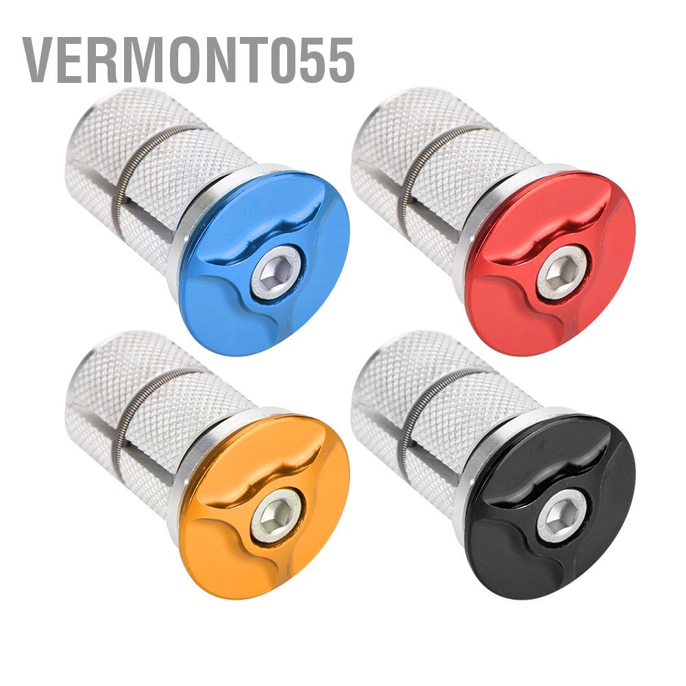 Vermont055 Aluminum Alloy Stem Headset Top Cap Bike Fork Expander Bung 1/1.25inch