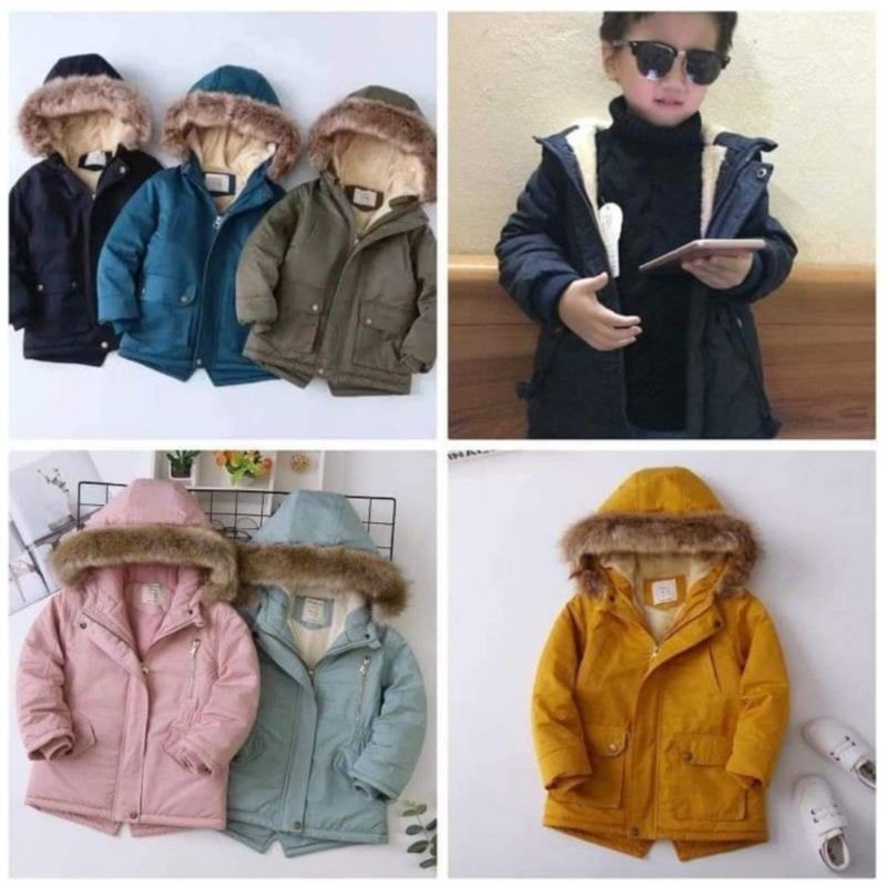 ❌Sz 110-160❌ÁO KHOÁC PARKA CỔ LÔNG CÓ LÓT