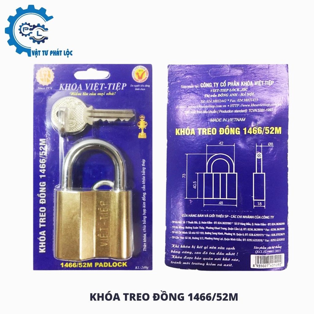 Ổ khóa Việt Tiệp 4P, 5P, 6P, chống cắt