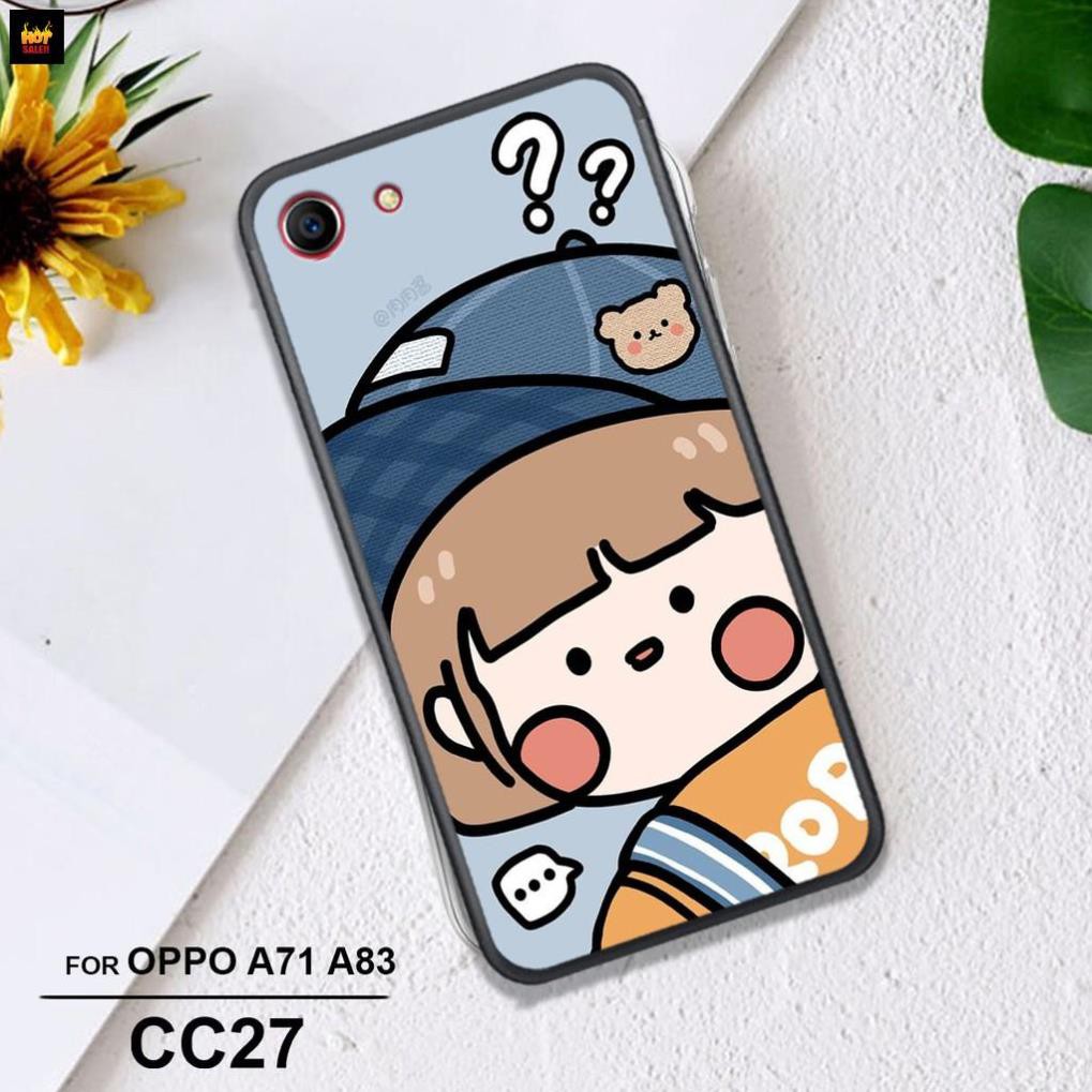 Ốp Oppo A71/A83 - Ốp lưng điện thoại Oppo A71/A83 mẫu supeme/king/gấu nâu cute hot