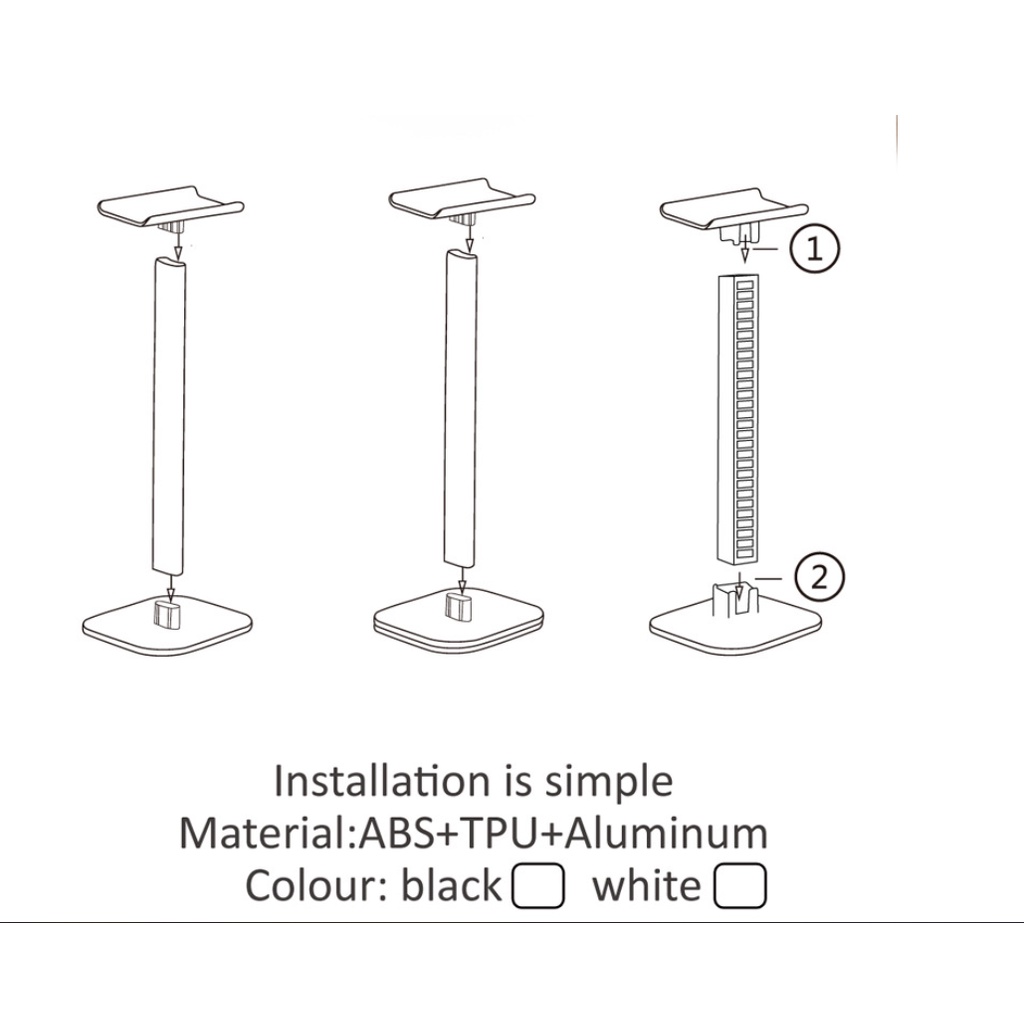 Giá treo tai nghe giá đỡ tai nghe led RGB nháy theo nhạc nhiều chế độ tùy chỉnh