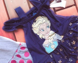 Váy mickey và elsa xuất dư cho bé
