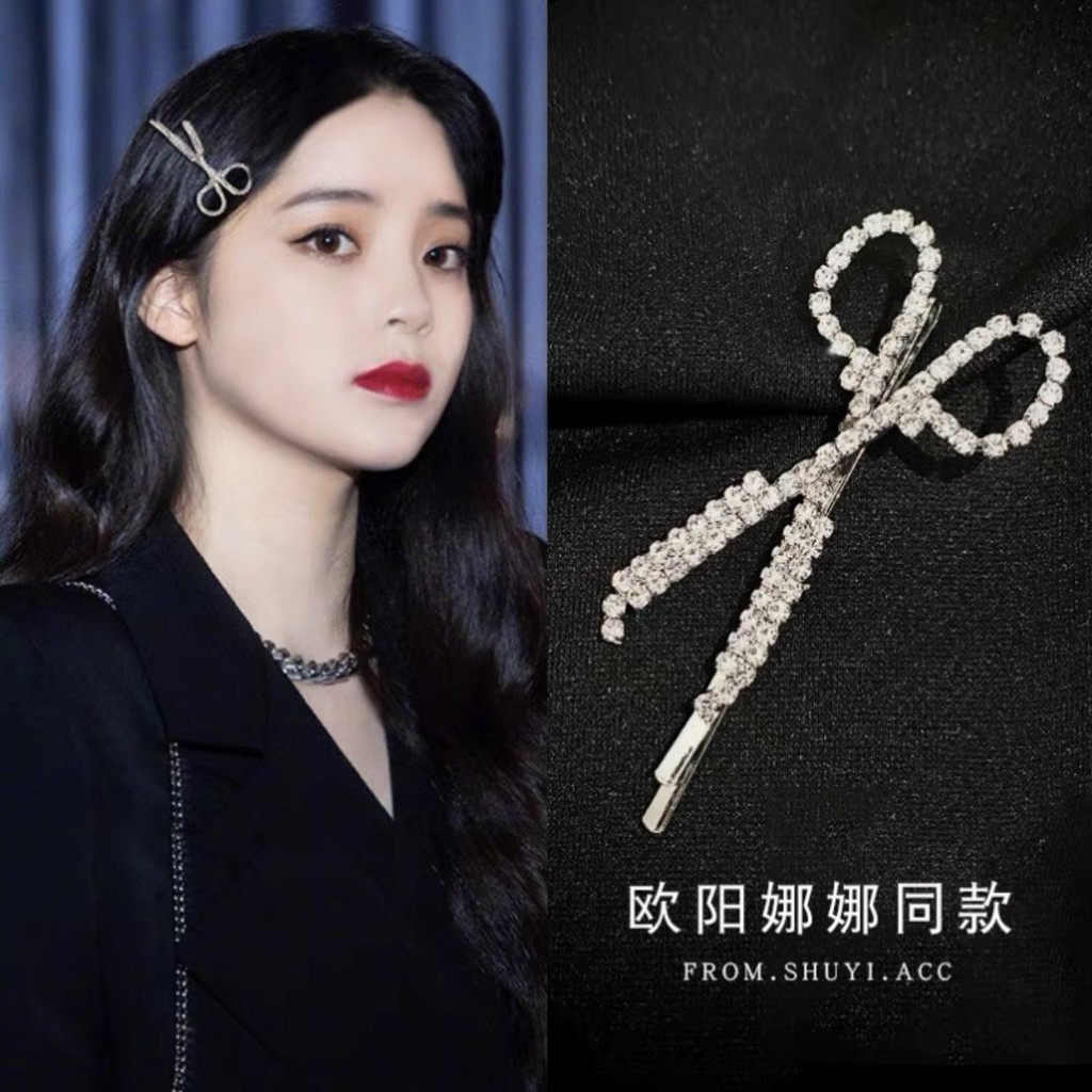Set 6 Kẹp Tóc N.gọc Trai Đính Đá Sang Chảnh Cho Các Cô Gái Yêu Quý Của MiuMiu Sexy