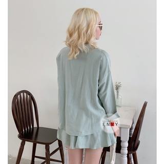 Set sơ mi kiểu ENVY SE09 chất linen mềm