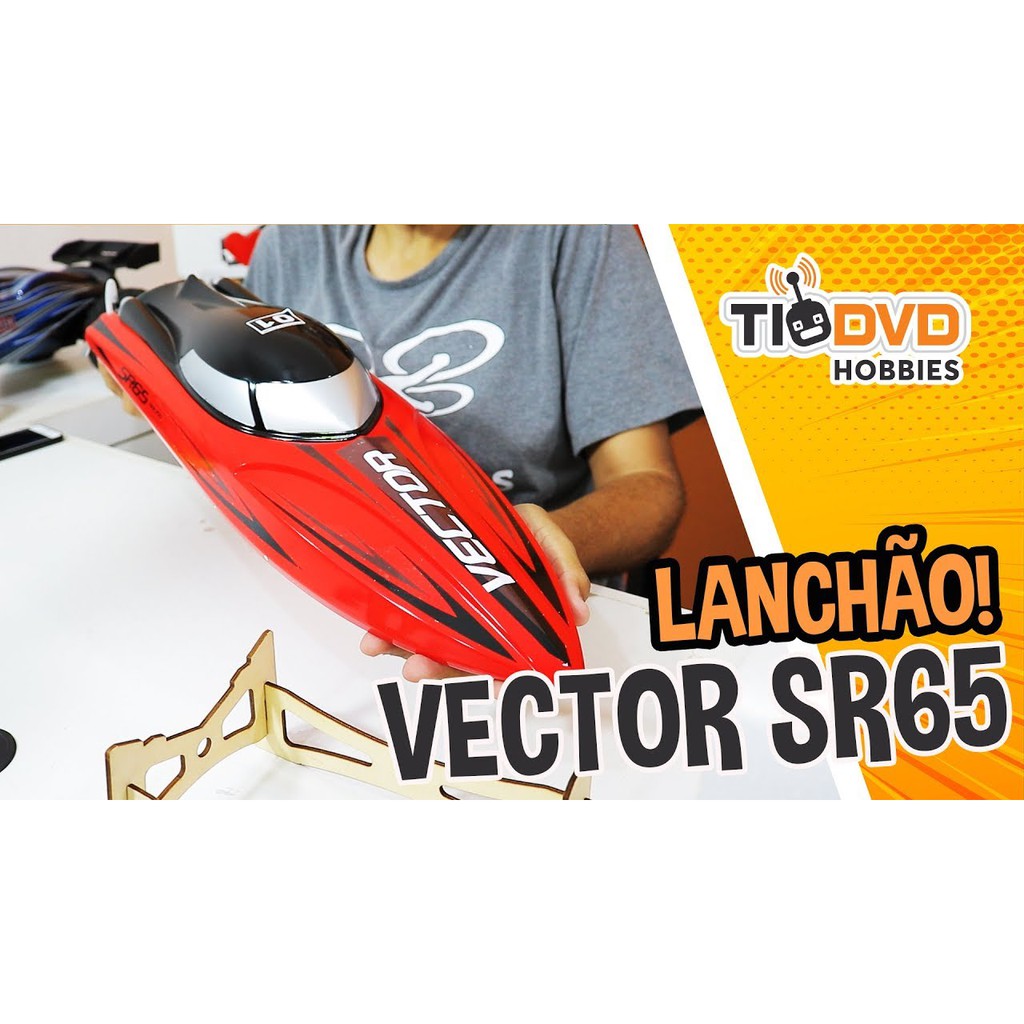 Cano điều khiển từ xa RC Vector SR65 V792-5 (792-5) tàu thuyền mô hình tốc độ cao PNP RTR Tàu  Volantex Vector SR65