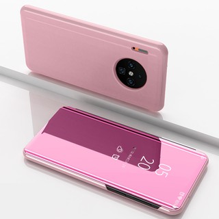 Ốp điện thoại kiểu gương có nắp gài cho huawei mate 30 30 pro