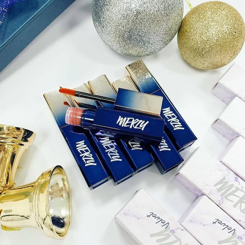[Limited Edition] Son Kem Lì Merzy Blue Velvet Tint - Classy Marvelous You