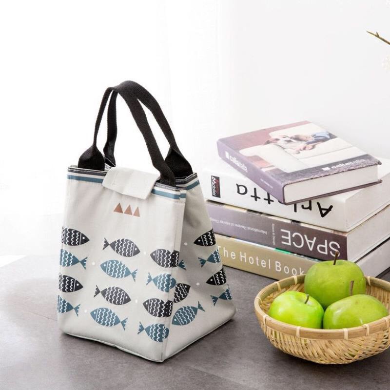 Túi giữ nhiệt đựng hộp cơm hình cá thiết kế mới giá siêu rẻ