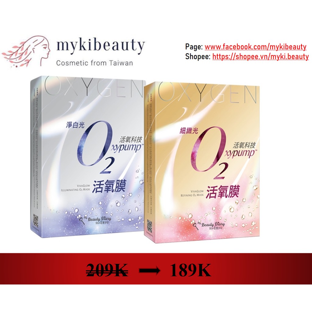 Mặt Nạ My Beauty Diary O2 Oxypump