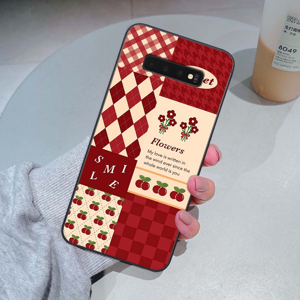 Ốp Samsung S10 / S10 5G / S10 Plus / S10+ họa tiết hoa, gấu thời trang, ốp dẻo bền đẹp