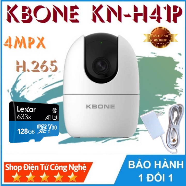 Camera IP, Wifi KBONE KN-H41P 4mpx, H.265 - HÀNG CHÍNH HÃNG