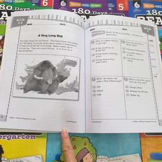 Combo 7q - 180 days of reading (Level K đến 6)