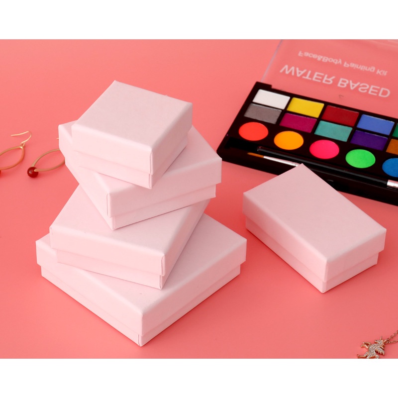 Hộp Đựng Trang Sức Màu Hồng Nhạt Thời Trang