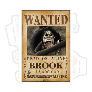 Lịch sử giá Poster truy nã Brook - One Piece cập nhật 5/2023 - BeeCost