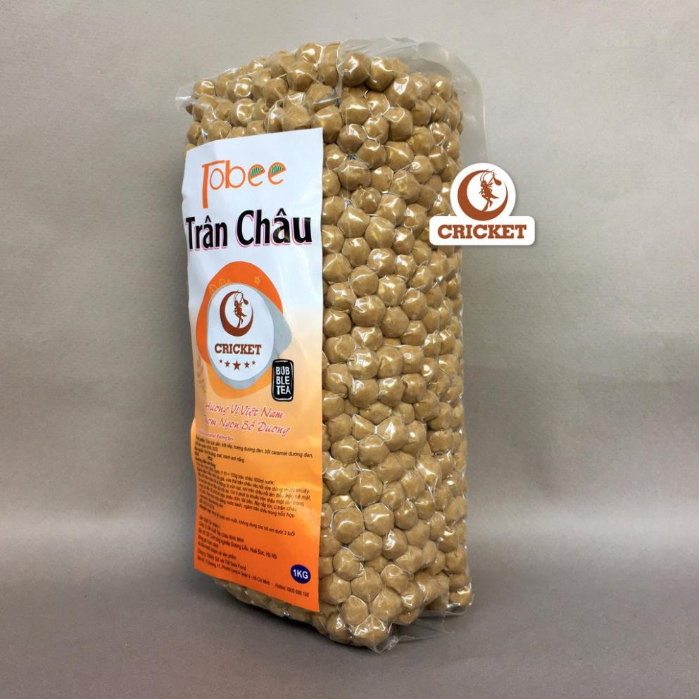 Trân Châu Caramel Đường Đen Tobee - Túi 1kg Nấu Trà Sữa Sữa Tươi Trân Châu Đường Đen