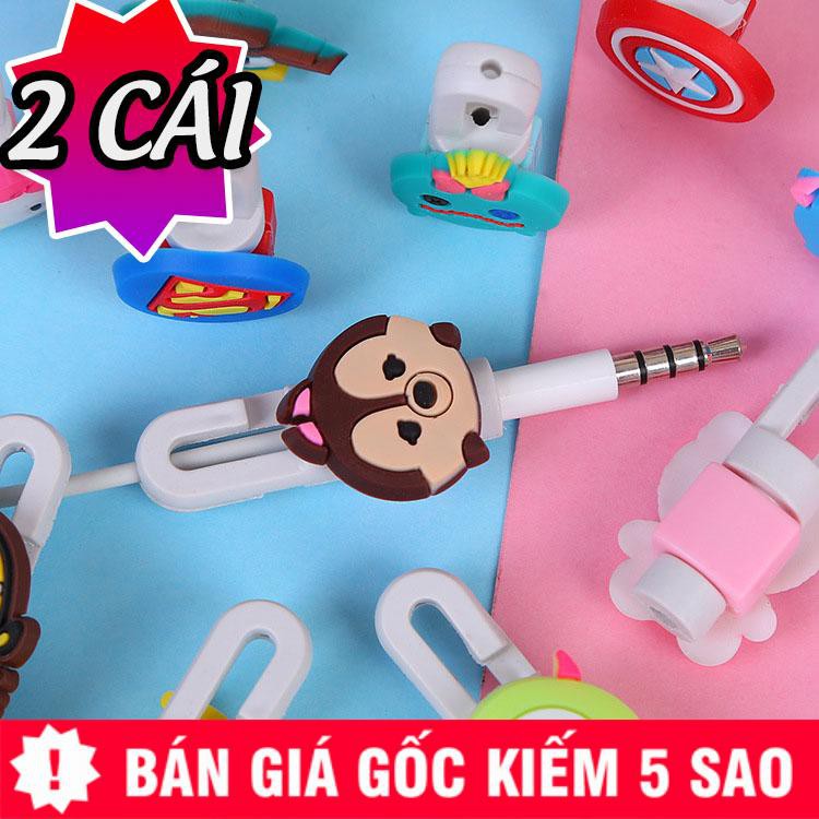 Bộ 2 Cái Nút Bảo Vệ Tai Nghe Kiêm Quấn Gọn P1219