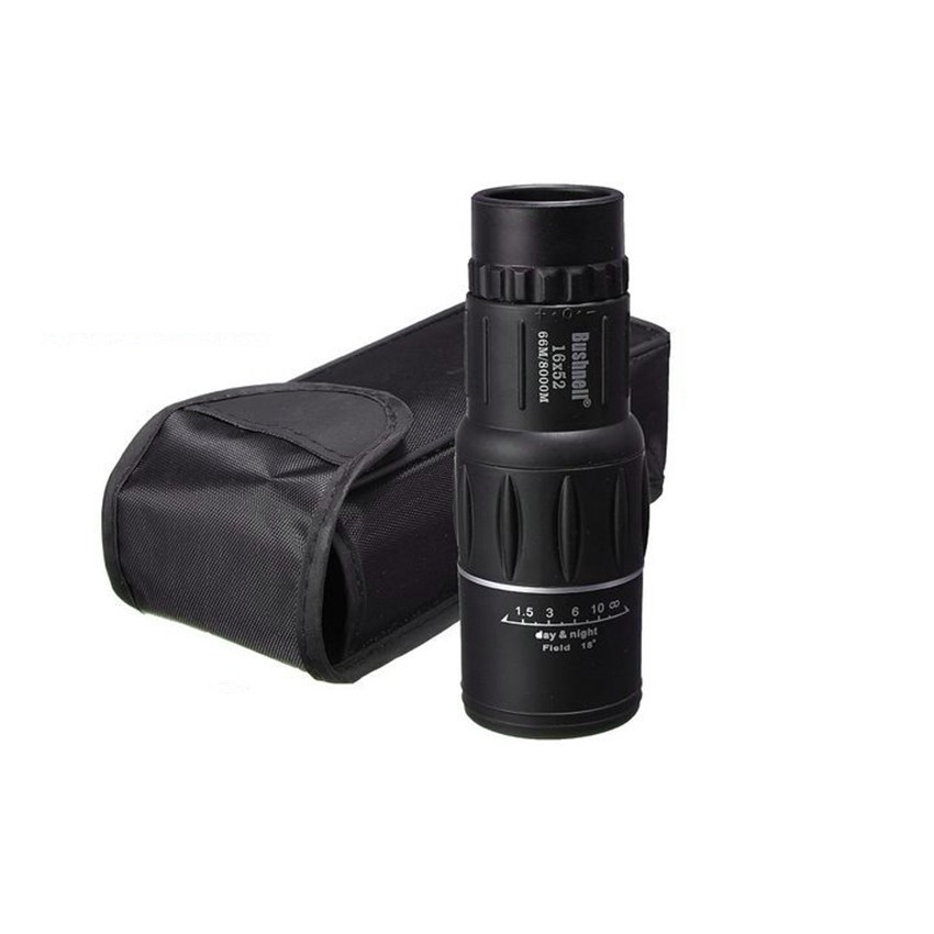 HÀNG CAO CẤP -  Ống nhòm một mắt Bushnell 16x52 siêu nét  hỗ trợ nhìn và chụp ảnh từ xa  tặng kèm phụ kiện  Freeship  - 