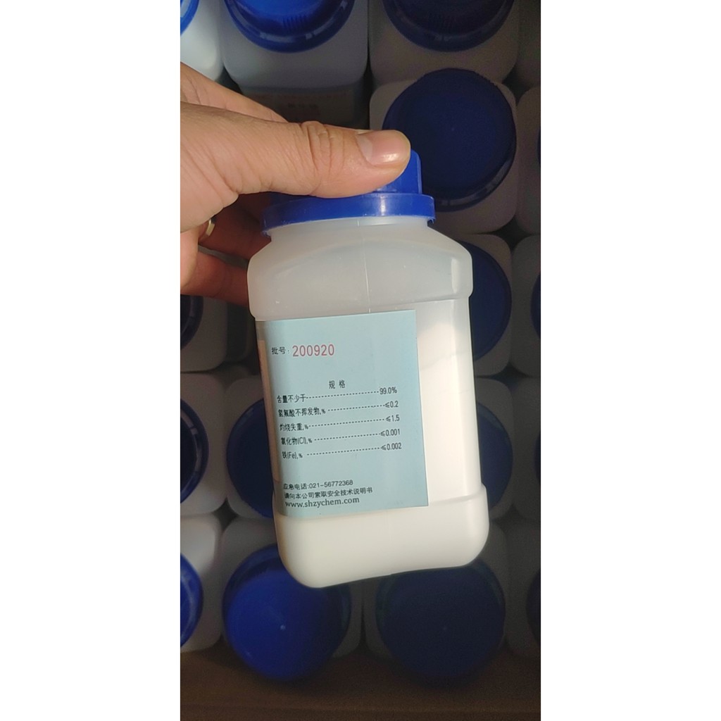 Hóa chất Silicon dioxide trung quốc SiO2 lọ 500g CAS 7631-86-9 Điôxít silic