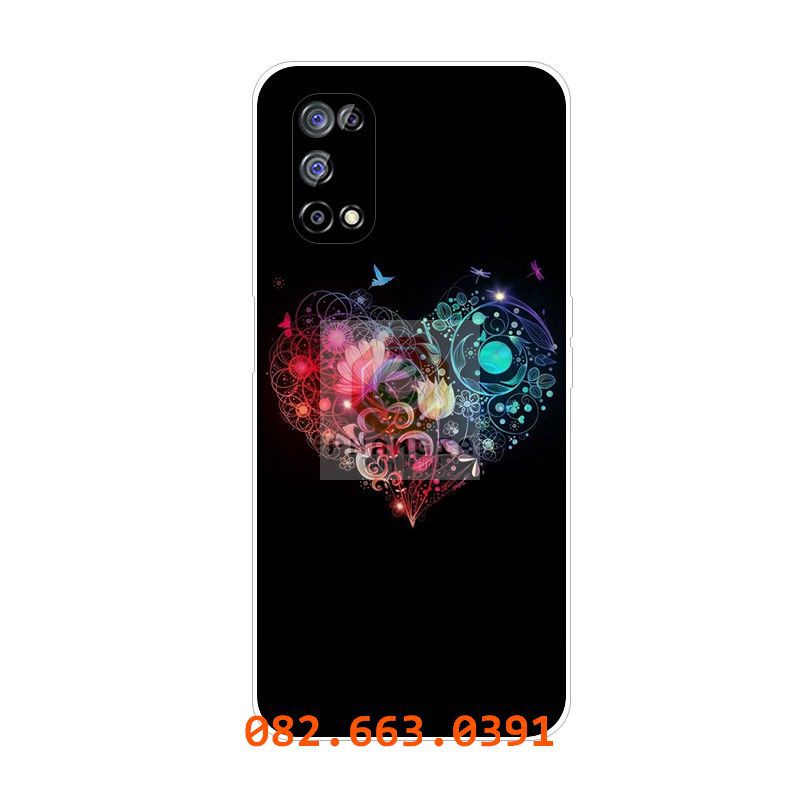 Ốp lưng Realme V5 dẻo in hình bông hoa sắc nét