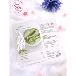 Mặt Nạ Chiết Xuất Từ Bamboo (Tre) Innisfree My Real Squeeze Mask