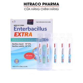 Men Tiêu Hóa Cho Bé Enterbacillus Extra bổ sung 2 tỷ lợi khuẩn, giảm rối loạn tiêu hóa Hộp 20 ống [Enterbacillus Extra]