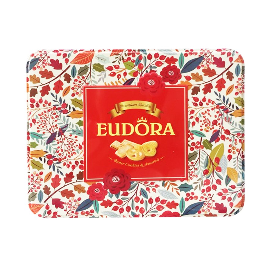 BÁNH QUY BƠ TỔNG HỢP EUDORA CHỮ NHẬT 206G