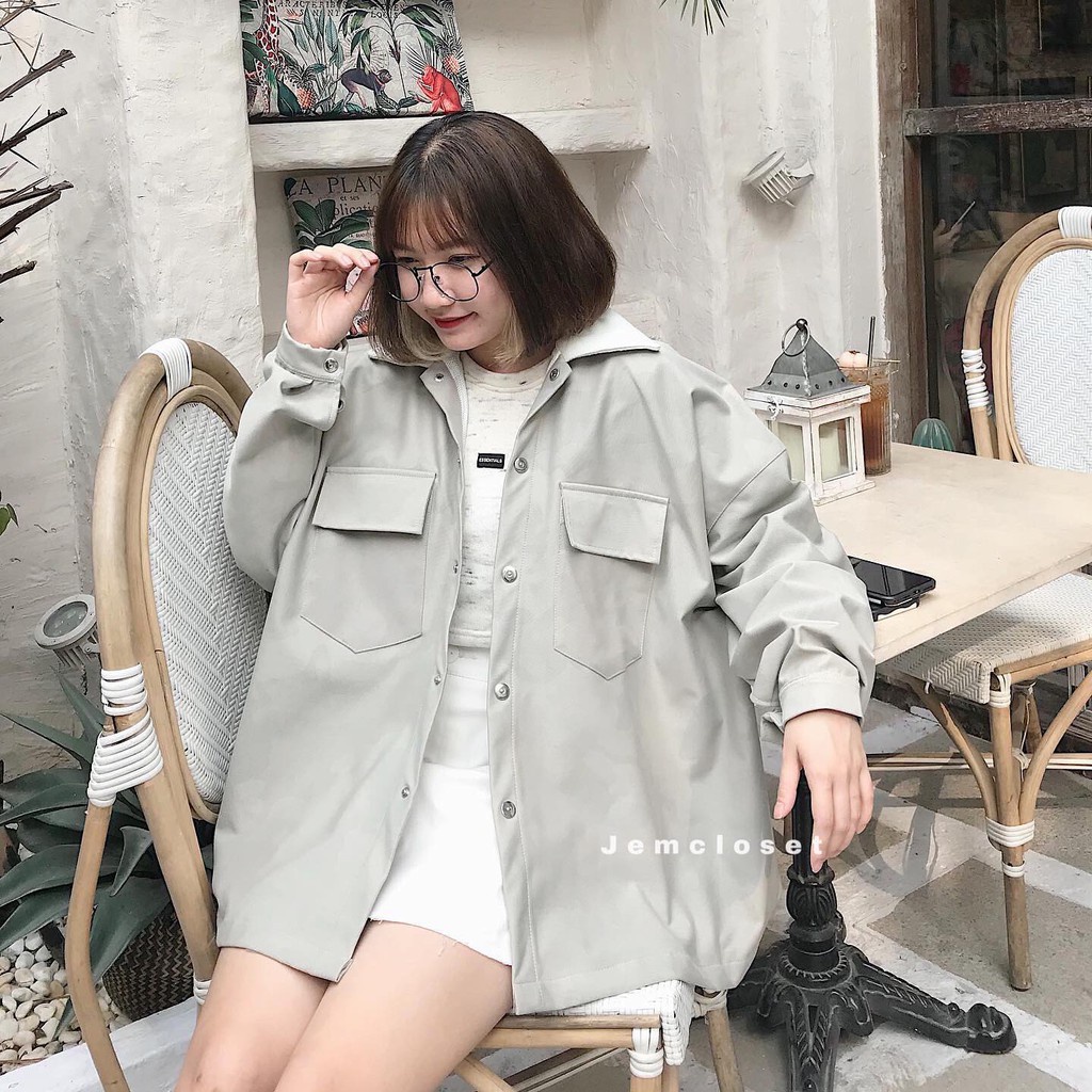 Áo Khoác Kaki Jacket Nữ Áo Khoác Ngoài Cá Tính Phong Cách Năng Động Oriole Túi Hộp  - 1954 Gous Official | BigBuy360 - bigbuy360.vn