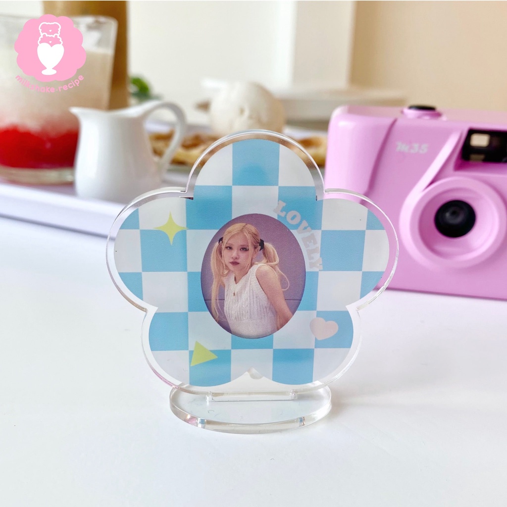 FLOWER FRAME - Khung ảnh acrylic để bàn bông hoa xinh quá chời !